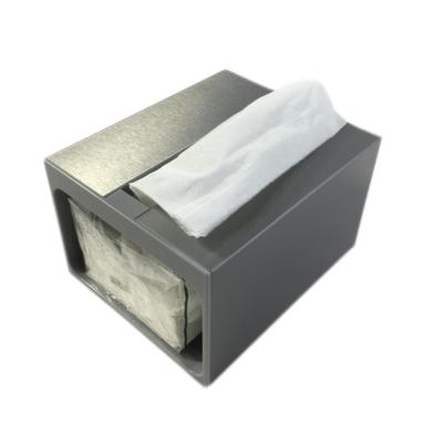 China Fashion Metal Tissue Box Restaurant Bar Tissue Box Customized Color for sale