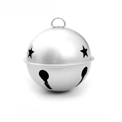 China Custom size Christmas decoration bell iron metal jingle bells big Christmas bell for sale