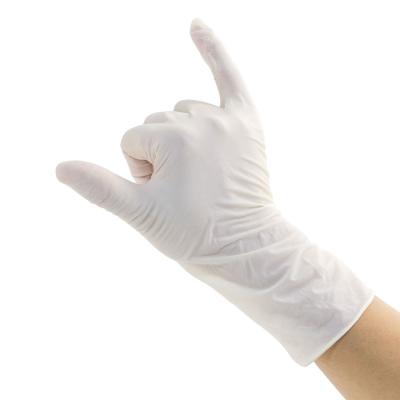 China Strong / Durable / Sensitive / Comfortable / Free Of Holes Long Disposable Latex Powder Free Occupational Safety Gloves for sale