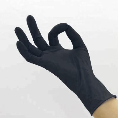 China Medical/Chemical/Industry/Food Household Black Disposable Hair Dye Gloves Hair Washing for sale