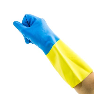 China Chemical Resistant Nitrile And Dish Wash Car Gloves For Kitchen for sale