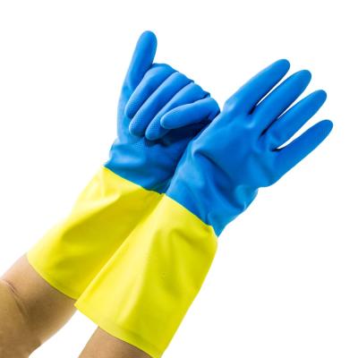 China Wash Station Chemical Resistant Waterproof Kitchen Hand Cleaning Gloves for sale