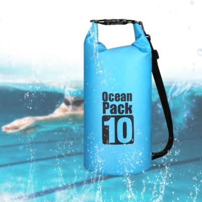 China 2022 Custom Logo 2l 5l 10l 15l 20l 30l Waterproof Dry Bag Floating Boating Hiking Outdoor Pack Waterproof PVC Polyester Dry Bag Ocean for sale