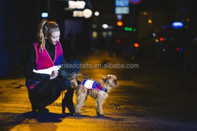 China 100% Polyester Fluorescent Dog Vest Reflective Dog Vest For Training for sale