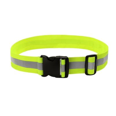 China High Visibility Belt Fluorescent Adjustable Elastic Reflective Belt With Free Sample for sale