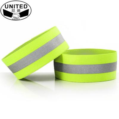 China High visibility/reflective elastic cuff/reflective polyester elastic band for operation for sale