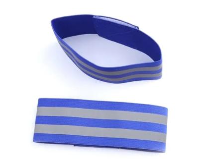 China High Visibility High Visibility Armband Recycling Wristband Bands Reflective Runner Running Double for sale