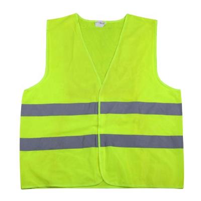 China Water Proof Color Recycling Fluorescent Yellow Reflective Vest for sale