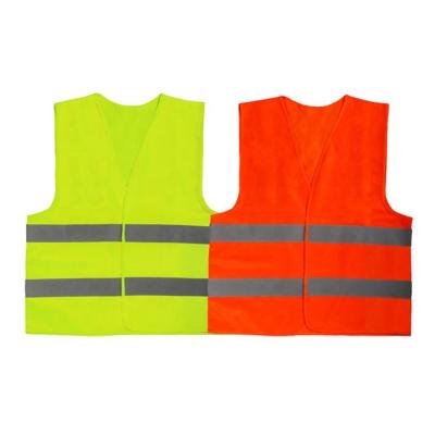 China High Visibility Water Proof Vest Fluorescent Orange Mesh Safety Vest Long Sleeve Reflective Safety Vest for sale