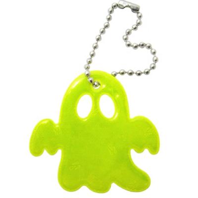 China High Visibility High Visibility Soft PVC Reflex Reflector Key Chain for sale