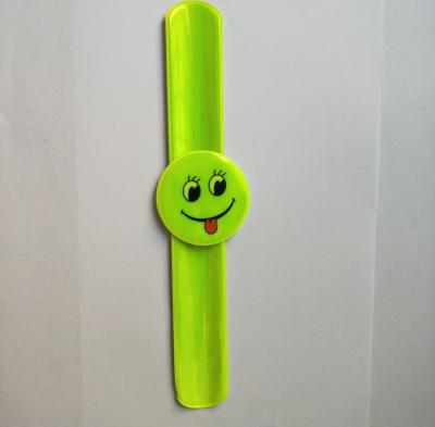 China For slap bracelet CE slap bracelet high quality PVC reflective wristband (inner) for sale