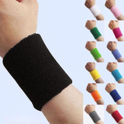 China Promotion Sports Cotton Protect Sweat Wristband for sale