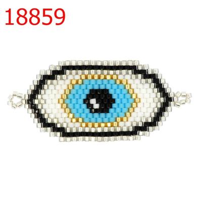 China BOHEMIA popular turkish eye bracelet pendant miyuki beads handmade accessories for sale