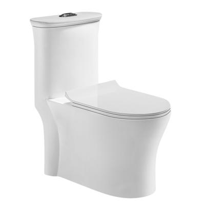 China Porcelain Sanitary Ceramic Siphonic Spray Double-Flow Ware Flush Water Closet Set for sale