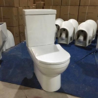 China Double-flow Chaozhou Ceramic Bathroom Siphon Cheap Strap Two Piece Toilet Price for sale