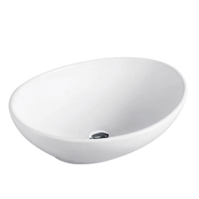 China Modern Fancy Design Excellent Quality Lines Design Ceramic Wash Basin Vessel Sink for sale