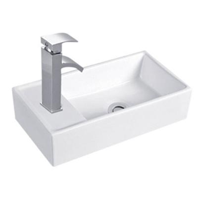 China Modern Rectangular Shape Bowl Price Direct Selling Wall Mounted Wash Basin For Sale for sale