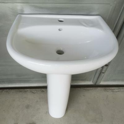 China Modern Modern Bathroom Sanitary Ware Ceramic Pedestal Sink for sale