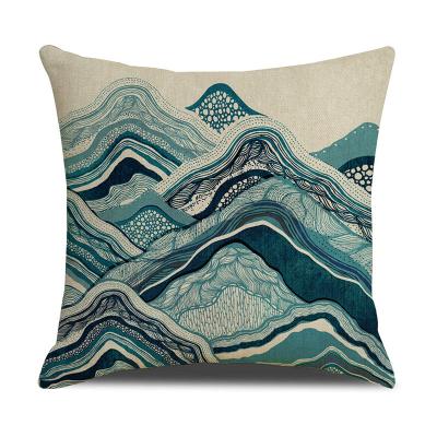 China Anti-Static Hot Seal Surf Digital Printed Pillow With Unique Cushion Canvas Pillowcase Tile Covers for sale