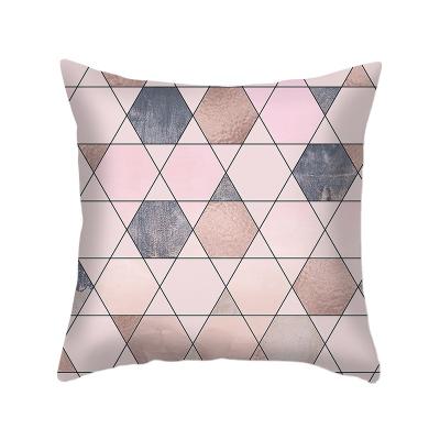 China Modern Simplicity Super Soft Outdoor Geometric Cushion Pillow Cover Printed Washable Soft Cushion Cover Tile Covers for sale