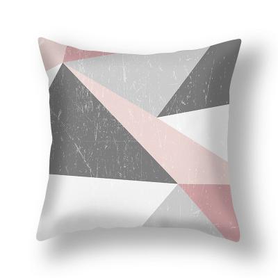 China High Quality Custom Anti-Static Geometry Printing Pattern Pillow Case Cushion Covers 45x45 for sale