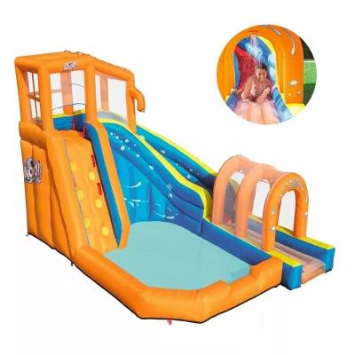 China Kid Inflatables Water Pool Toys Bounce Water Slide With Inflatable Pool Float Toys Swimming for sale