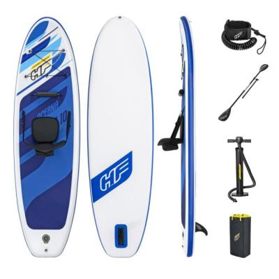 China Bestway Unisex 65350 Mega Sip High Quality Inflatable Board Kayak Board Inflatable Water Sport Surf Kits for sale