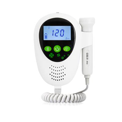 China Fetal Ultrasound Cheap Home Clinic Baby Heart Rate Monitor Price Portable Baby Health Monitor Doppler for sale