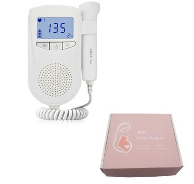 China Pregnant Portable Baby Heart Sound Detector OEM Doppler Ultrasound Monitor Baby Fetal Heart Rate Monitor Portable Medical Instruments For Home Used for sale