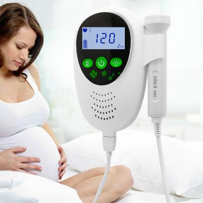 China Ultrasound Handheld Ultrasound Instruments Portable Heart Rate Monitor Fetal Doppler Medical Baby Heart Rate Monitor Baby Heartbeat Detector for sale