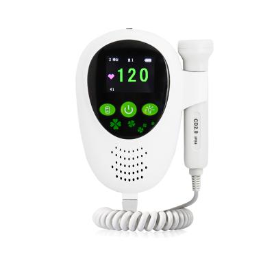 China Baby Heart Rate Monitor Factory Ultrasound Instruments Portable Direct Medical Heart Rate Doppler Monitor Fetal for sale