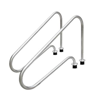 China Easy Install Pool Escalator Ladder Series Manufacturers Professional Custom 304 Stainless Steel Railing Pool Railing Water for sale