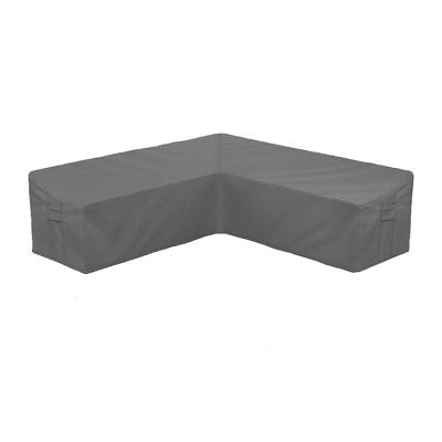 China Anti-uv/Rainproof/Dustproof 420D Garden Rainproof Dustproof L Shape Corner sofa Cover Patio Waterproof Furniture Sofa Cover for sale