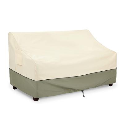 China Anti-uv/Rainproof/Dustproof 420D Heavy Duty Patio Furniture Covers Waterproof Outdoor 3-Seater Sofa Cover for sale