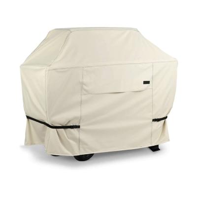 China Dustproof outdoor patio 600D Rip Resistant Heavy Duty Adjustable Waterproof Barbecue BBQ Gas Grill Cover for sale