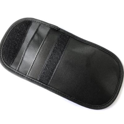 China Wholesale Waterproof / Waterproof RFID Jammer Blocker Pouch , Leather Car Key Signal Blocking Case for sale