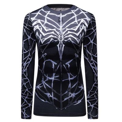 China Custom Made High Quality Quick Dry Sublimation Women's Longsleeve Rash Guard For Hot Sale for sale