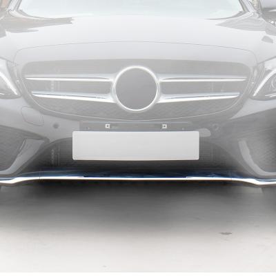 China ABS Chrome Mid Guard Lower C180 C200 C260 C300 Front Bumper Trim For Mercedes Benz C Series for sale