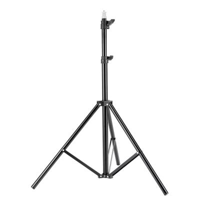 China PORTABLE Live Broadcast Tripod Stand 2.1m Photography Tripod Live Stream Tripod Phone Stand LED Ring Lamp Support Stand Light for sale