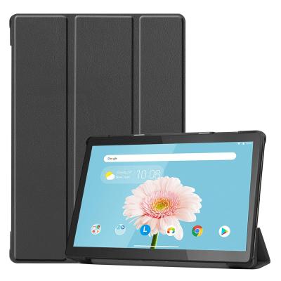 China Perfect Triple Drop Proof Protective Smart Tablet Case 10.1 inch PU Leather Cover For Lenovo Tab M10 TB-x605F TB-X505F 10.1 for sale