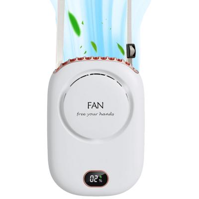 China Mini Hanging Neck Fan Personal Fan Neck With Rope Mini Small Electric Fan 3 Portable Handheld Gear Usb Chargeable Hanging Neck Fan Ventilador DQ203 for sale