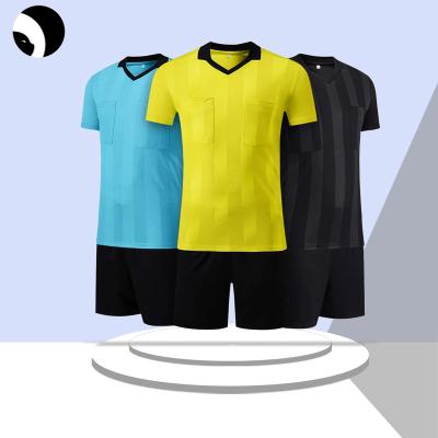 China New Sets Designs Referee Short Set Soccer Jersey Football Uniform Soccer Jersey And Referee Uniform Breathable Uniform for sale