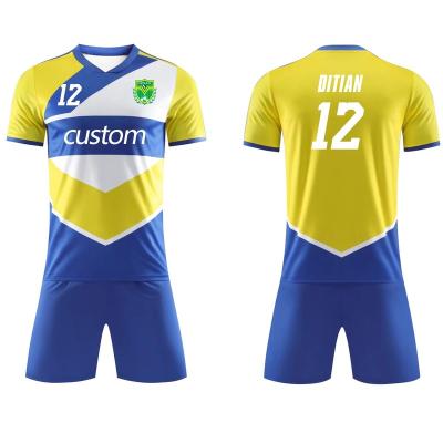 China 2022 Sets Mens Soccer Uniforms Set Blank Soccer Tracksuit Zipper Jogging Football Training Clothes Suits Football Tank Tops for sale