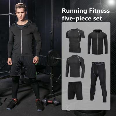 China Wholesale Breathable Tight Gym Sportswear Fitness Wear Men Sport Workout Training Clothing for sale