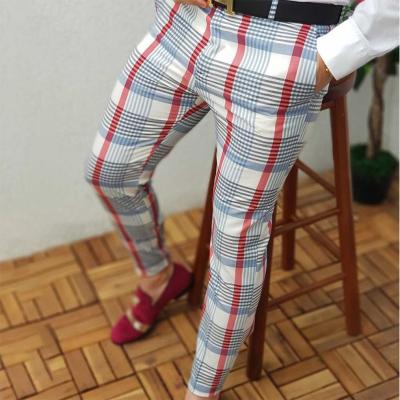 China 2021 Custom New Design Anti-wrinkle Men's Retro Fashion Casual Men's Skinny Pants For Man for sale