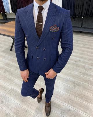 China High Quality Breathable Men Blazer Suits Slim Plaid For Business Man Blazer Suit for sale