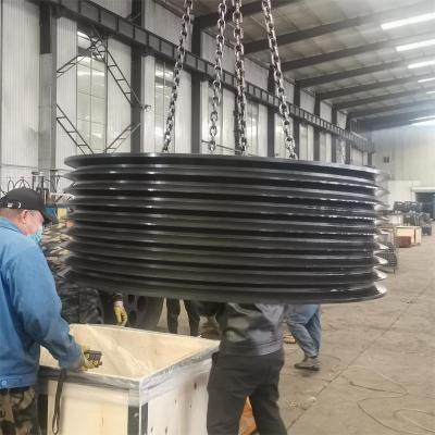 China Good Quality American Standard Cast Iron QD Series 5V Various Transmission Sheaves Angle Lift Traction Sheave for sale