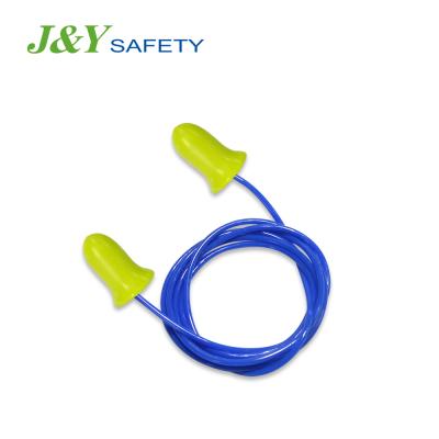 China Custom Noise Reduction Earplugs Noisy Working Protection PU Foam Earplugs For Kids for sale