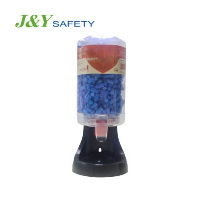 China Noise Reduction For All Noise Location Custom Logo Pu Foam Earplug Dispenser Ear Plugs In Plastic Box Storage Packaging Case for sale