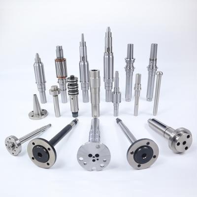 China Building Material Shops Precision Shaft Part Supplier OEM Steped Steel Motor Shafts Servo Motor Shaft External Grinding Machining Parts for sale